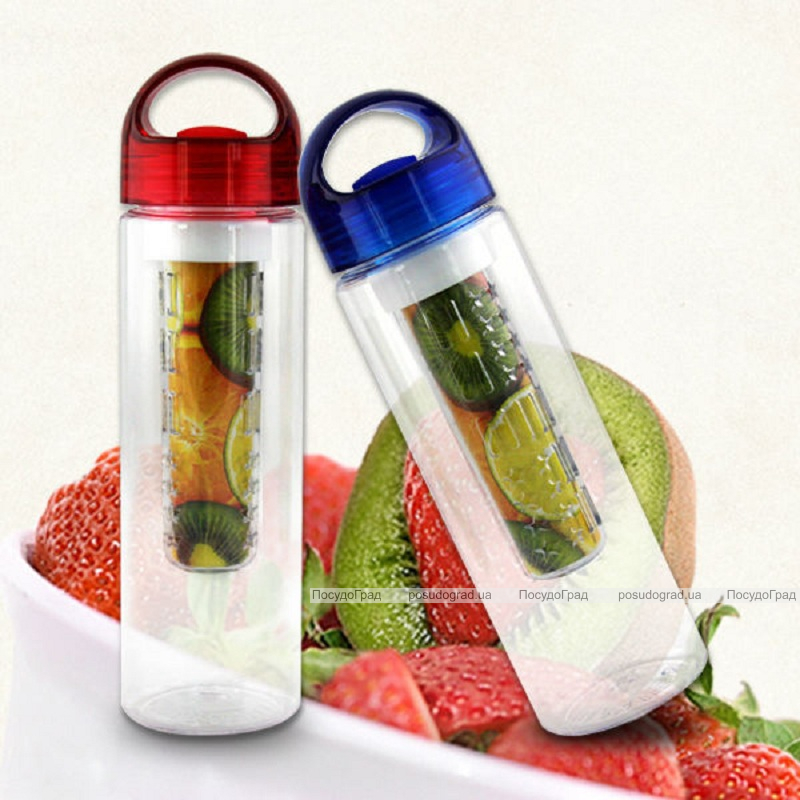 Пляшка Fruit Bottle 800мл, червона