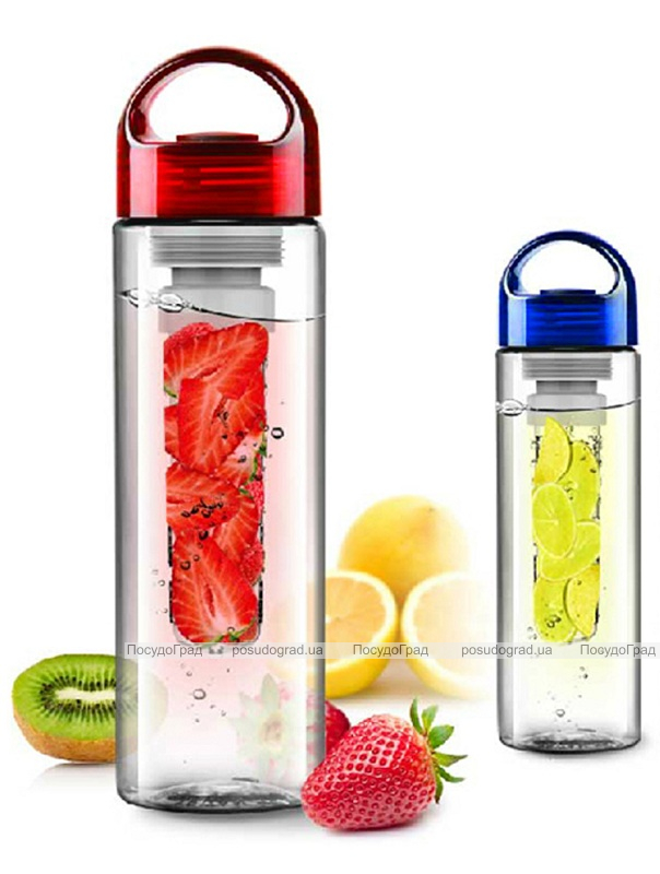 Пляшка Fruit Bottle 800мл, червона