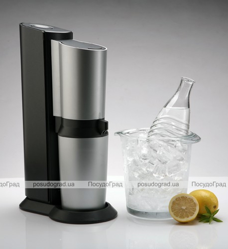 Сифон (апарат для газування) SodaStream CRYSTAL Сталь/графіт