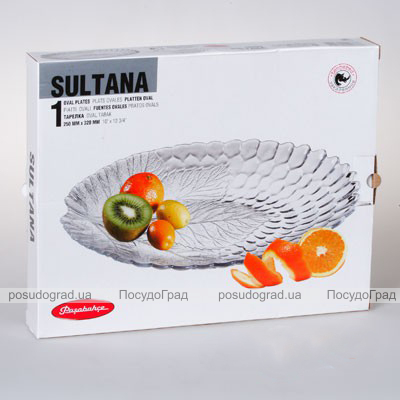 Тарілка овальна Sultana 250х320мм 1шт