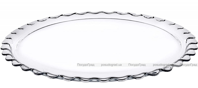 Блюдо Patisserie Ø37см стеклянное плоское