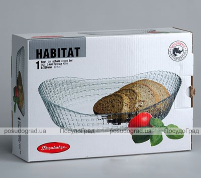 Хлібниця Habitat скляна 26х18см
