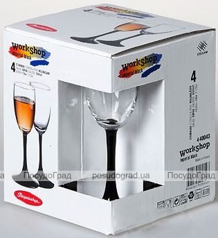 Набір 4 чарки Imperial Plus Black 70мл