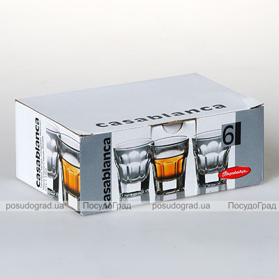 Набір 6 стопок Casablanca Shot glass 37мл