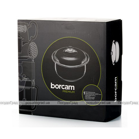 Каструля BORCAM Premium 2,5л з кришкою
