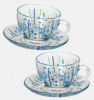 Чайний сервіз WorkShop Blue Bamboo 215мл 12 предметів