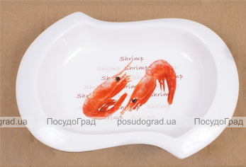 Блюдо сервировочное New Bone China Креветки
