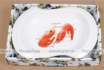 Блюдо сервировочное New Bone China Креветки