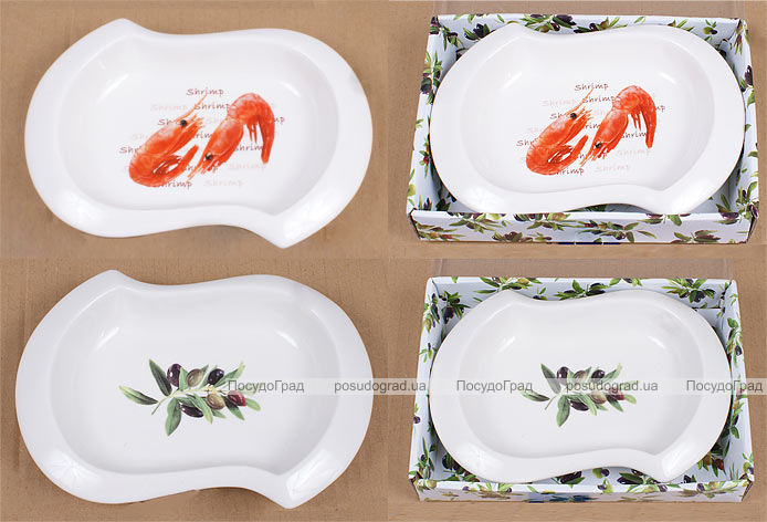 Блюдо сервировочное New Bone China Креветки