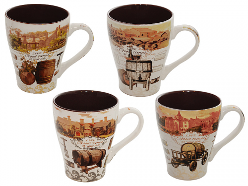 Чашка "Бочонок вина" 350мл