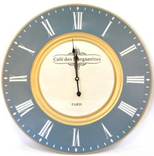 Часы настенные "Cafe des Marguerites" Ø60см
