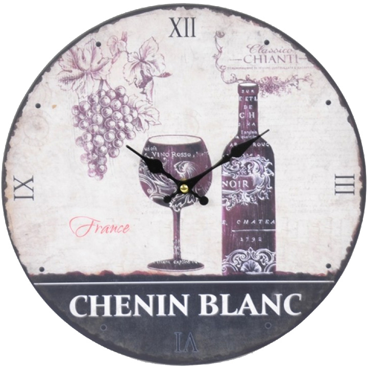 Часы настенные "Wine" Ø33.8см