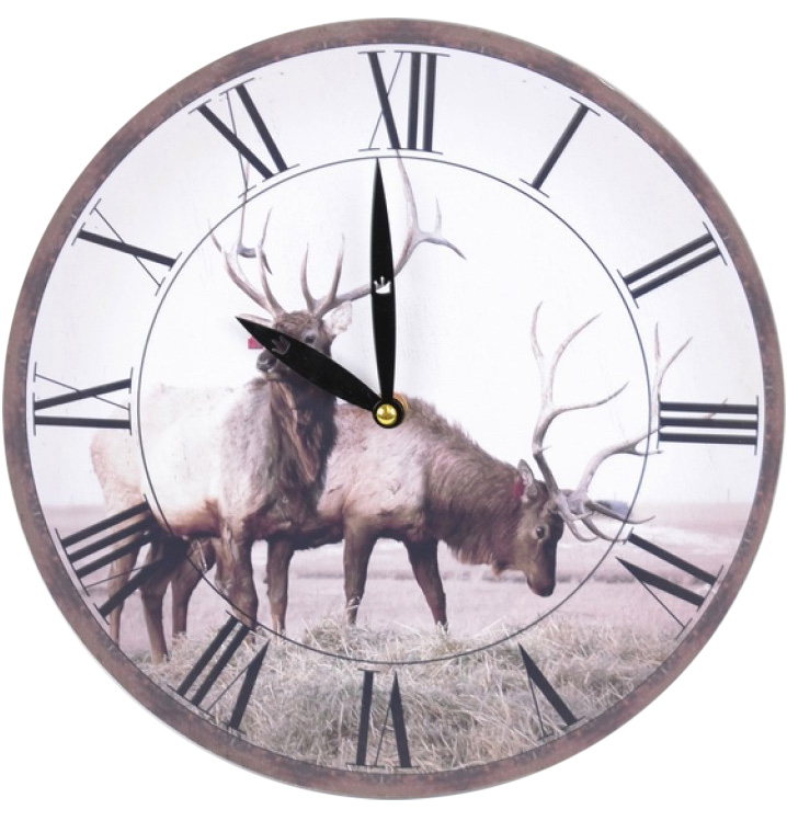 Часы настенные "Deer" Ø28.8см