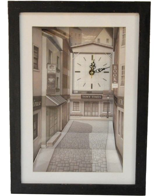 Часы настенные "Tony Times" 40x28x7см