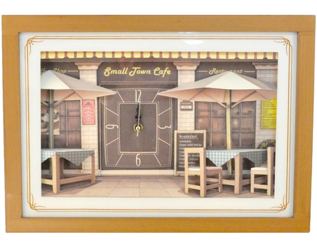 Часы настенные "Small Cafe" 40x28x7см