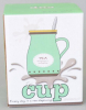 Кружка-заварник "Cup" 400мл керамическая с ложкой