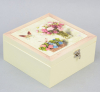Коробка-шкатулка "Bouquet of Flowers" для чаю та цукру, 4 секції, 17х17см