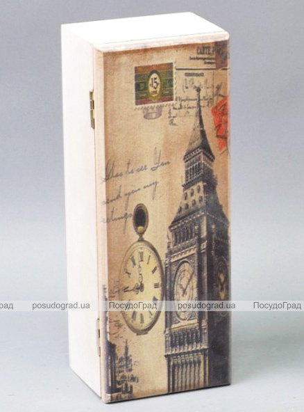 Коробка-шкатулка "Voyage London" для чаю та цукру, 3 секції, 9х24см