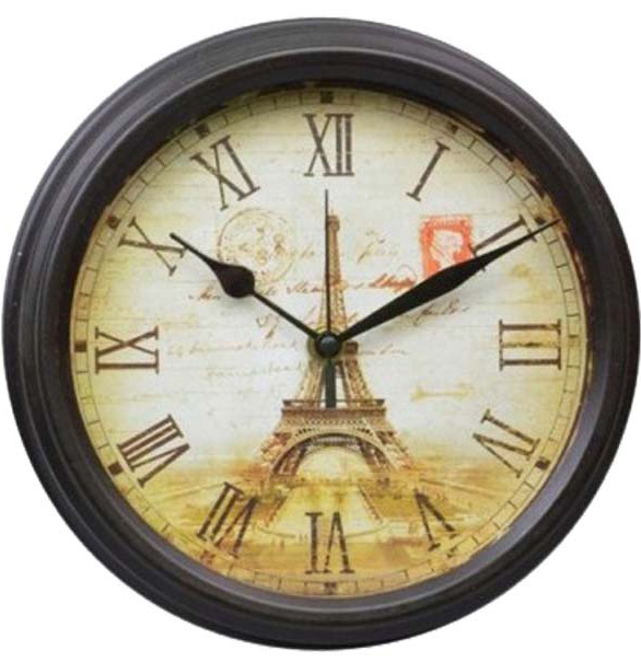 Часы настенные "Welcome to Paris" Ø23.7см