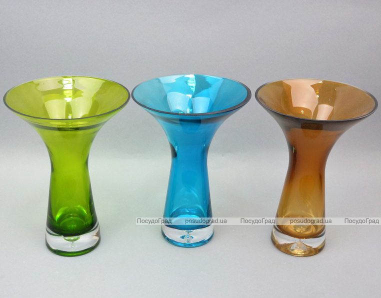 Ваза скляна Monophonic Trumpet 27см