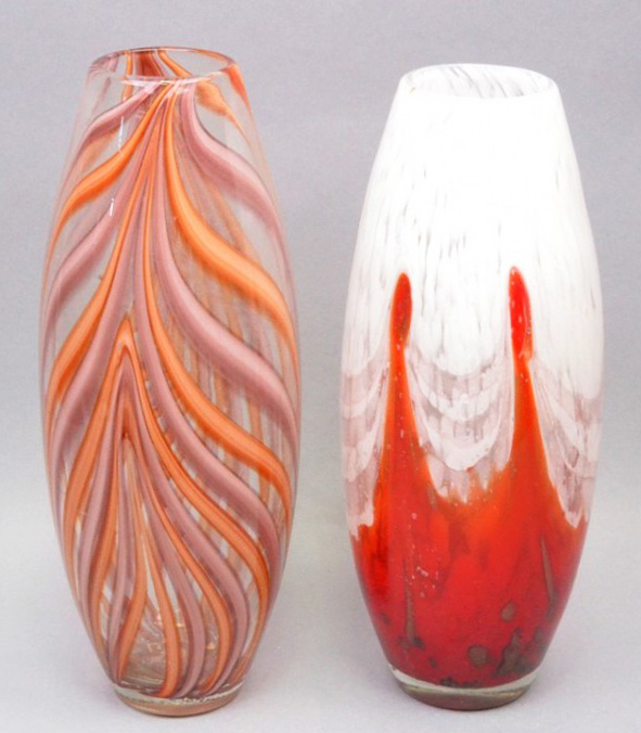 Ваза скляна Motley Fantasy oval 40см