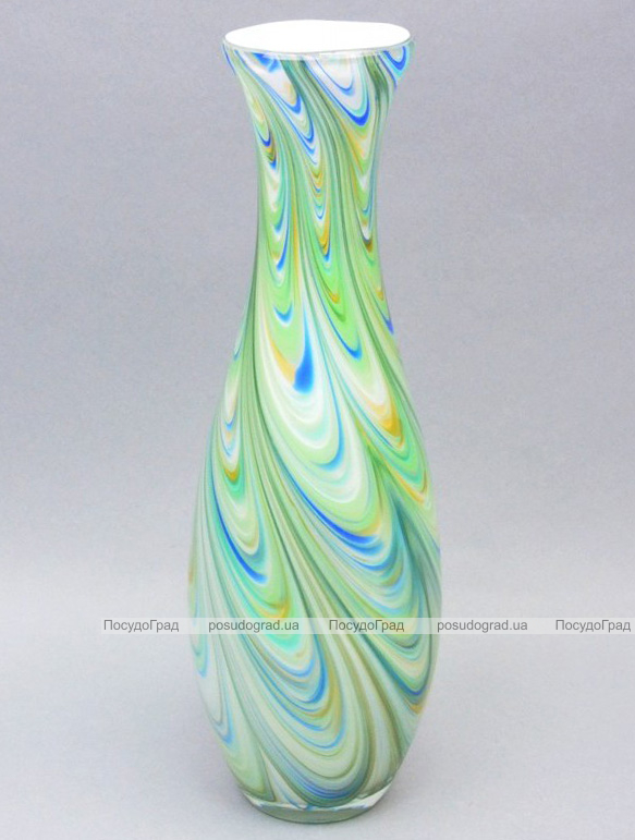 Ваза скляна Motley Stains amphora 42см