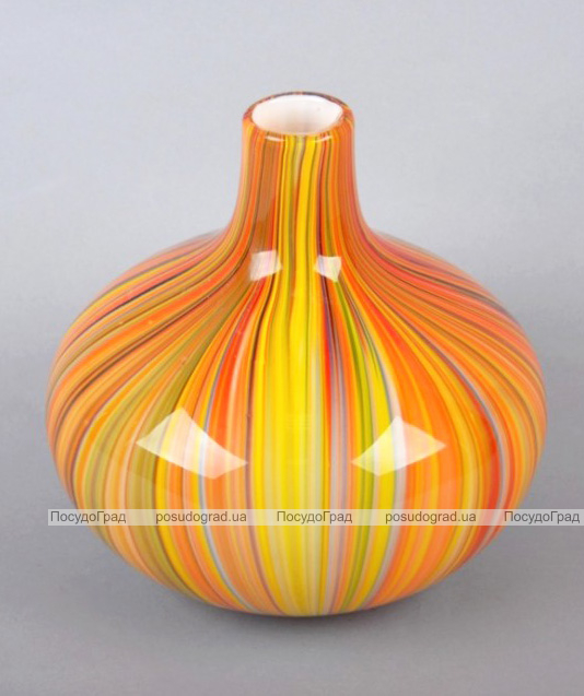 Ваза скляна Motley Pumpkin 20см