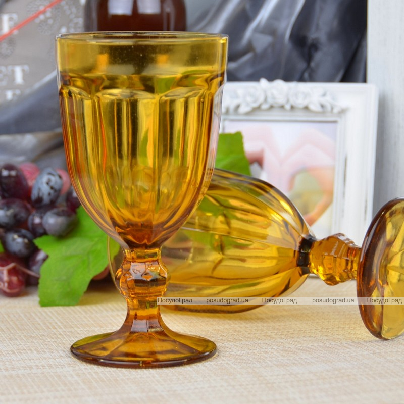 Набор 6 бокалов Gothic Colored Bronze 475мл для вина