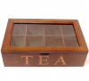 Коробка-шкатулка "Many Tea bags" для чаю та цукру, 8 секцій, 18х28см