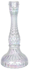 Подсвечник стеклянный "Crystal Glass" 22см, перламутр