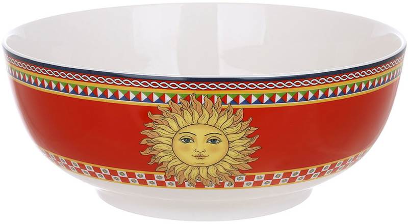 Салатник порцеляновий Sicilia "Sole" 1600мл (Сонце)