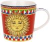Кружка фарфоровая Sicilia "Sole" (Солнце) 450мл, подарочная чашка