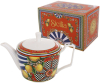 Чайник заварочный Sicilia "Limoni" (Лимоны) 650мл, фарфоровый