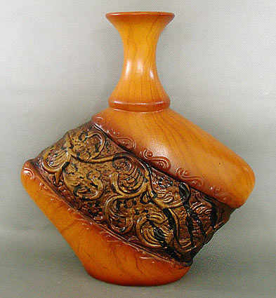 Ваза керамічна "Шик" Decanter with copper