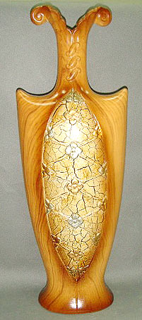 Ваза керамічна "Шик" Amphora Gold Openwork