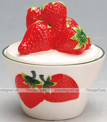 Цукорниця Strawberries-01 Ø8х15см