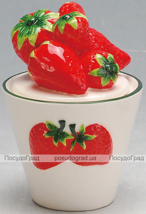 Цукорниця Strawberries-07 Ø9х12см