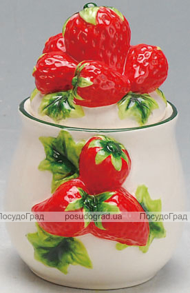 Цукорниця Strawberries-08 Ø10х13см