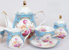 Чайний сервіз "Gold Tea Blue" 15 предметів 200мл