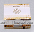 Маслянка Ceram-Bamboo фарфорова з бамбуковим блюдцем 14х12см