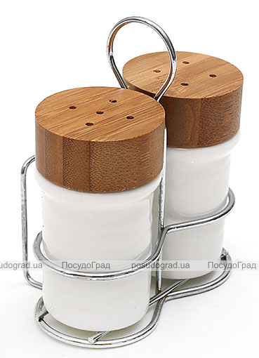 Спецовники сервировочные Ceram-Bamboo соль/перец на подставке