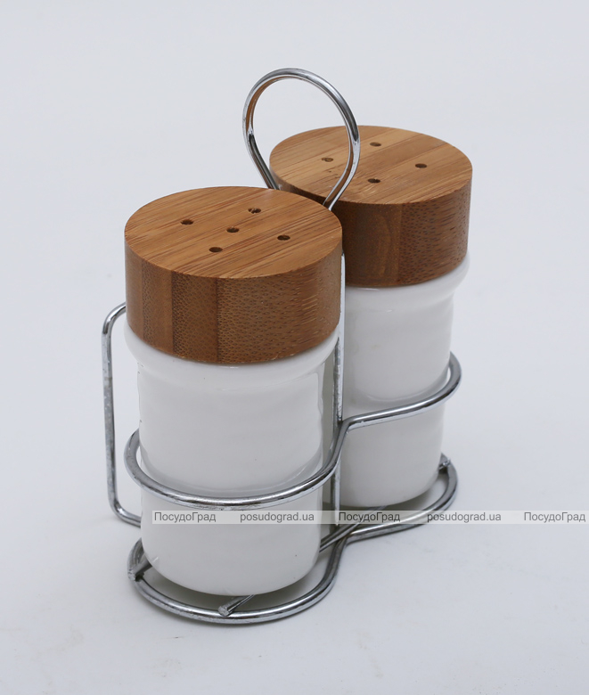 Спецовники сервировочные Ceram-Bamboo соль/перец на подставке