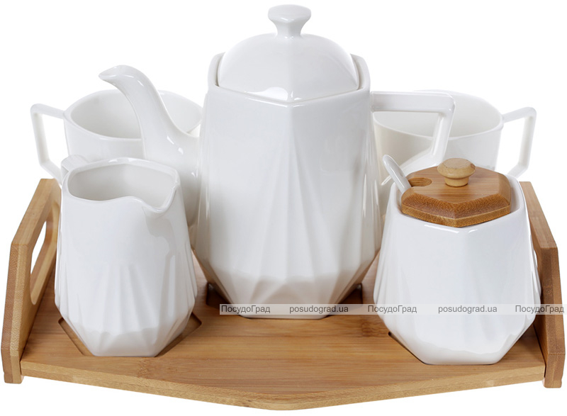 Чайный набор Nouvelle Home Coutle 5 предметов на подносе