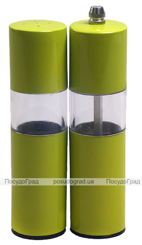 Набір Bona Spices Green High-Tech сільничка і млин 15см