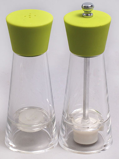 Набір Bona Spices Green Acrylic сільничка і млин 15см