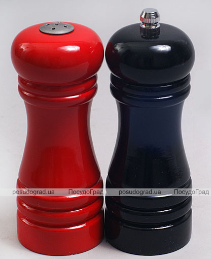 Набір Bona Spices Black&Red сільничка і млин 12,5см