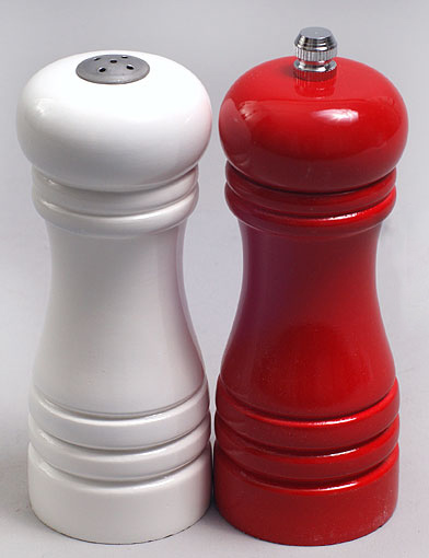 Набір Bona Spices Red&White сільничка і млин 12,5см