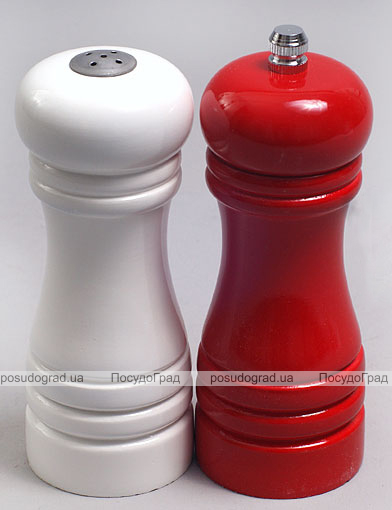 Набір Bona Spices Red&White сільничка і млин 12,5см