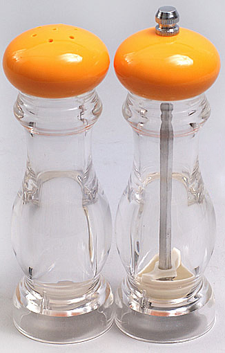 Набір Bona Spices Yellow Acrylic Circle сільничка і млин 15см
