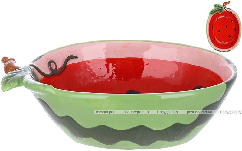 Салатник керамічний "Bright Fruits Watermelon" 750мл, Кавун